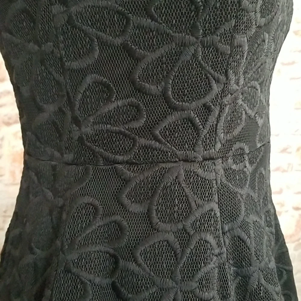 New Donna Karen New York Fit & Flare Floral Dress - Picture 9 of 14